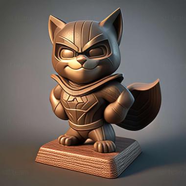 3D model Talking Tom Hero Dash game (STL)